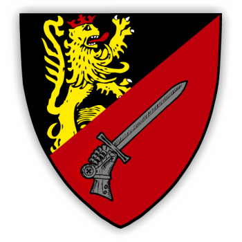 Aufkleber Heimatschutzkompanie Oberpfalz wappenförmig